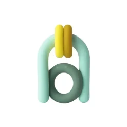 Tomy - Mordedor de bebê de silicone Boon Hoop