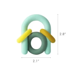 Tomy - Mordedor de bebê de silicone Boon Hoop