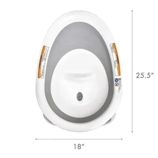 Tomy - Nova Banheira Nua Cinza, 0/18M