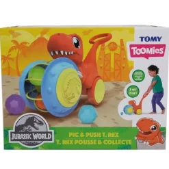 Tomy - Pick &amp; Push T-Rex Jurassic