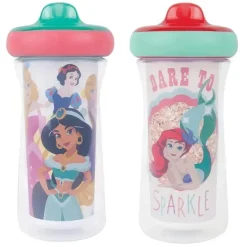Tomy - Princess Drop Guard Isolado Copo Sippy 2Pk