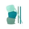 Tomy - Snug Straw 3 Pk Tampas, Verde