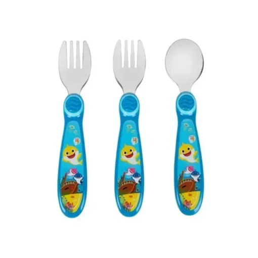 Tomy - Talheres Tubarão Bebê 3Pk