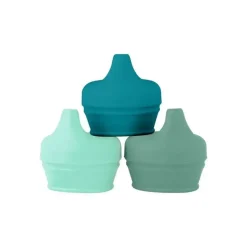 Tomy - tampas de silicone universal com bico confortável hortelã