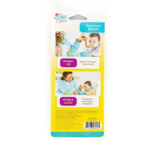Tomy - The First Years First Food Colheres 2 unidades