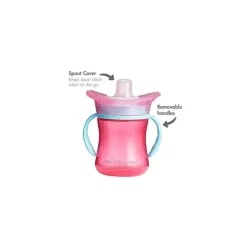 Tomy - The First Years Teethe Around Sensory Trainer Cup, 7Oz, Rosa