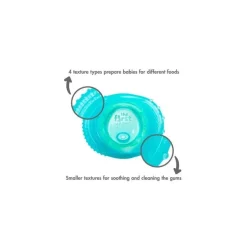 Tomy - The First Years Teethe Around Sensory Trainer Cup, 7 oz, azul