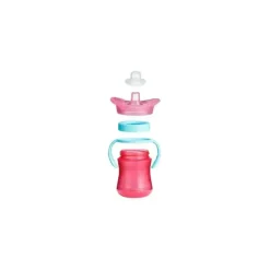 Tomy - The First Years Teethe Around Sensory Trainer Cup, 7Oz, Rosa