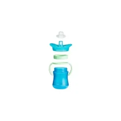 Tomy - The First Years Teethe Around Sensory Trainer Cup, 7 oz, azul