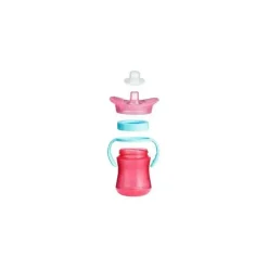 Tomy - The First Years Teethe Around Sensory Trainer Cup, 7Oz, Rosa