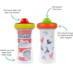 Tomy - The Good Dinosaur Drop Guard Isolado Copo Sippy 2 Pk