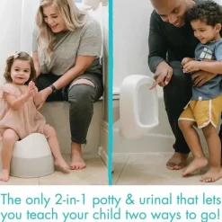 Tomy - Urinário e sistema de penico para treinamento do penico dos primeiros anos, 2 em 1