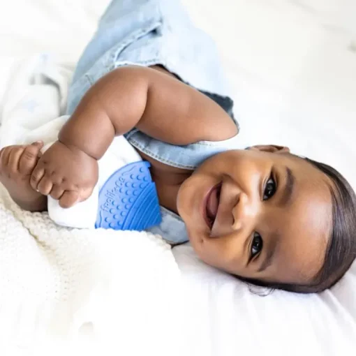 Toothi - Teether Clip, Denim Blue
