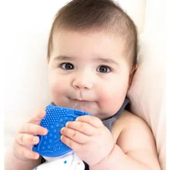 Toothi - Teether Clip, Denim Blue