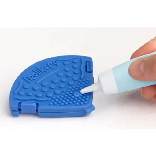 Toothi - Teether Clip, Denim Blue