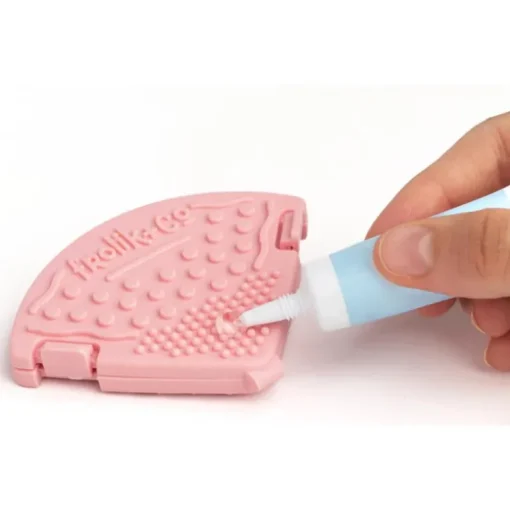 Toothi - Teether Clip, Dusty Rose
