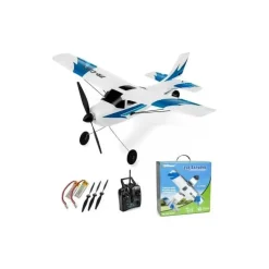Top Race - Avião Rc de 3 canais com controle remoto
