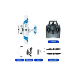 Top Race - Avião Rc de 3 canais com controle remoto