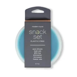 Torção Moderna - Conjunto de Lanche, Azul Elétrico