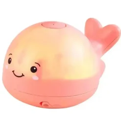 Torta de Lama - Baleia de Spray Iluminada Rosa