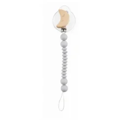 Torta de Lama - Spinner Pacy Clip de Madeira e Silicone, Lua Cinzenta