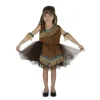 Traje de Halloween para crianças da América, garota indiana