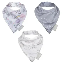 Trend Lab - Conjunto de babador de bandana de jersey Unicorn Dreamer com 3 pacotes