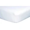 Trend Lab - Lençol de berço de flanela Deluxe, branco