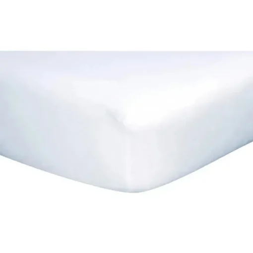 Trend Lab - Lençol de berço de flanela Deluxe, branco