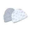 Têxteis Rosa - 2 unidades de chapéu cinza urze para bebê