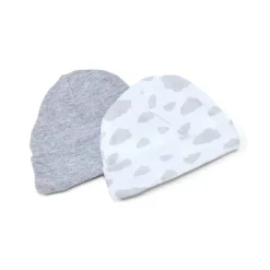 Têxteis Rosa - 2 unidades de chapéu cinza urze para bebê