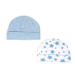Têxteis Rosa - 2 unidades de chapéu azul urze para bebê menino