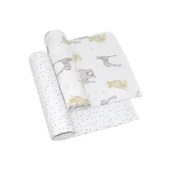Têxteis Vivos - Jersey Swaddle, 2pk, Savanna Babies