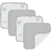 Têxteis Vivos - Panos de Lavar de Musselina Orgânica 4Pk para Bebês, Dente de Leão