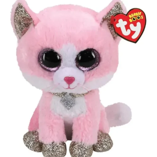Ty - Pelúcia, Fiona Pink Cat