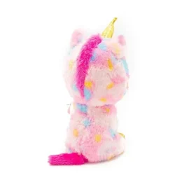 Ty Beanie Boos Unicórnio, Olhos Brilhantes Dourados Com Glitter