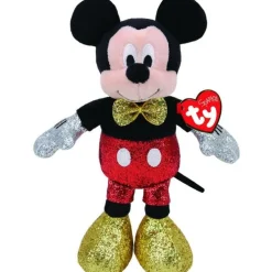 Ty Mickey, Vermelho Super Brilhante, Médio | pelúcia do Mickey