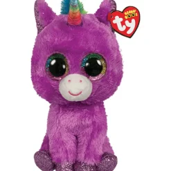 Ty Rosette, o unicórnio roxo, médio | Animais com equipe de unicórnio