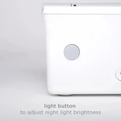 Ubbi - Aquecedor e dispensador de lenços umedecidos com luz noturna, cinza