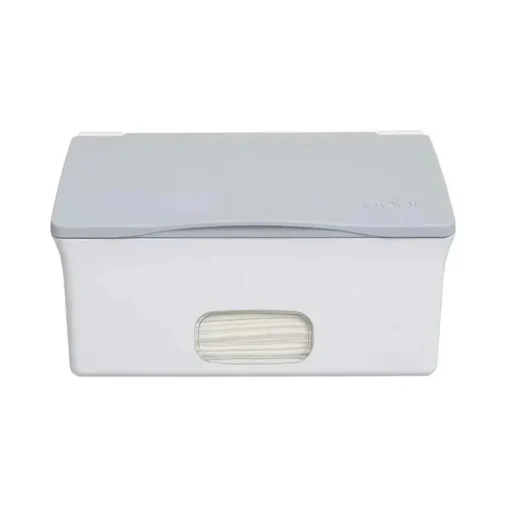 Ubbi - Dispensador de lenços umedecidos laváveis, branco/cinza