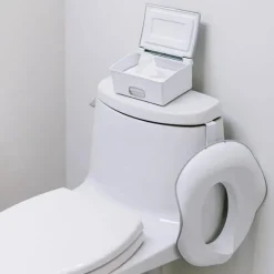 Ubbi - Dispensador de lenços umedecidos laváveis, branco/cinza