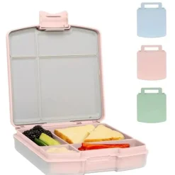 Ubbi - Lancheira Bento para Crianças, Rosa Blush
