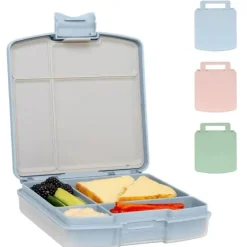 Ubbi - Lancheira Bento para Crianças, Azul Nublado