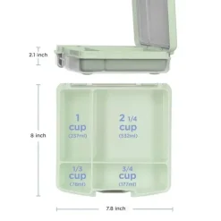 Ubbi - Lancheira Bento para Crianças, Verde Sálvia