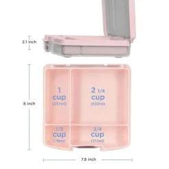 Ubbi - Lancheira Bento para Crianças, Rosa Blush