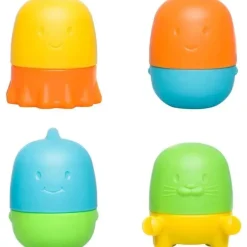 Ubbi - 4Pk brinquedos de banho intercambiáveis ​​para crianças e bebês