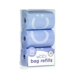 Ubbi - Sacos de recarga para viagem de 36 unidades, com aroma de lavanda