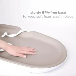 Ubbi - Trocador de espuma, leve, à prova d'água, cinza