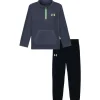 Under Armour - Baby Long Sleeve Microfleece Set, Downpour Gray