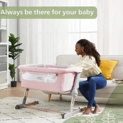 Unilove - Hug Me Plus Cama-de-cabeceira 3 em 1, Rosa Ameixa